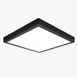 Corp de iluminare LED aplicat pătrat negru PL-US25CSB-W 25W 6000K