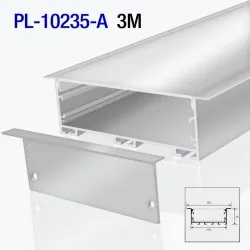 Profil din aluminiu pentru bandă LED interior 3m/set 118*35mm PL-10235-A 3m PANLIGHT