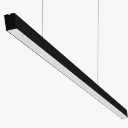 Corp de Iluminat LED Liniar 5075 negru 120W/3000mm (4000K)