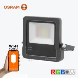 Projector LED smart WiFi 20W RGBW IP65 LEDV