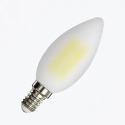 Bec LED filament mat PANLIGHT C37 5W 520Lm E14 4000K PL-CAFF50144