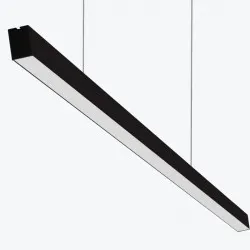 Corp de Iluminat LED Liniar 5075 negru 80W/2000mm (4000K)