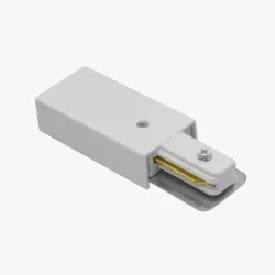 Conector de alimentare p/u sina track 2 fire alb PL-SCPRWH