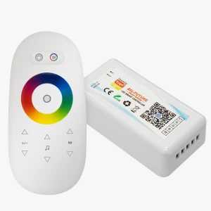 Controller pentru banda LED RGBW cu telecomanda Touch DC5-24V, 18A, IP20 Tuya Smart Wi-Fi PANLIGHT