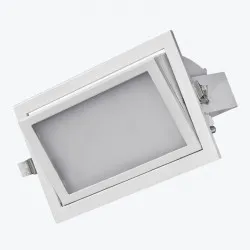 Corp de iluminare LED încastrat rotativ pătrat alb PL-DLE25SW 25W 5500K