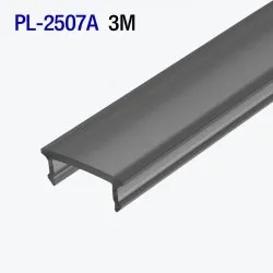 Capac pentru profil PL-2507A 3m negru