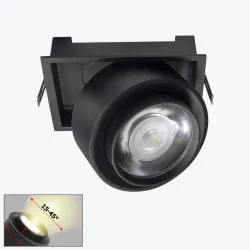 Corp de iluminat LED ZOOM 15-45° incorporabil negru 28W 4000K PL-28PT30C1BK