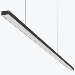 Corp de Iluminat LED Liniar 7035 negru 120W/3000mm (4000K)