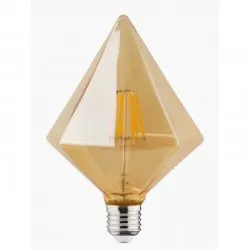 Bec LED filament RUSTIC PYRAMID-6 6W 540Lm E27 2200K 001-035-0006