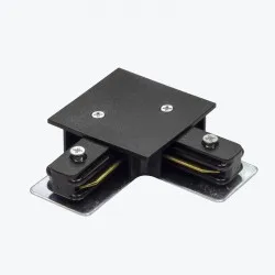 Conector model L p/u sina track 2 fire incorporata negru PL-RCLBK