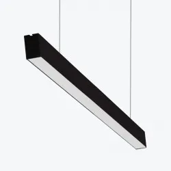 Corp de Iluminat LED Liniar 5075 negru 40W/1200mm (4000K)