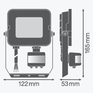 Projector LED cu senzor COMP SEN 20W/4000K IP65 LEDV