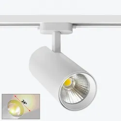 Proiector track cu LED pe sina 2 fire alb 40W 4000K PL-40E16AWH