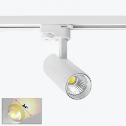 Proiector track cu LED pe sina 2 fire alb 10W 4000K PL-10C16AWH