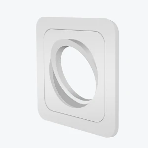 Spot incorporat GU10 patrat alb 90x90x30mm IP20 PL-23504W