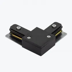 Conector model L p/u sina track 2 fire negru PL-SCLBK