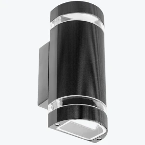 Corp de iluminat fatada max.2x35W GU10 IP54 100x100x235mm negru PL-12662P PANLIGHT