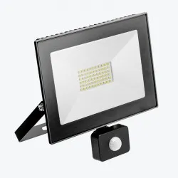 Projector LED cu sensor G-TECH 50W 3500LM IP65 6400K negru GT-FLR50WC-64