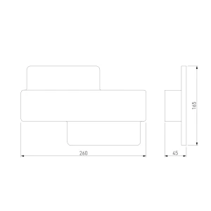 Aplica LED perete interior 7W 525Lm 4000K alb PL-21003W-thumb-3