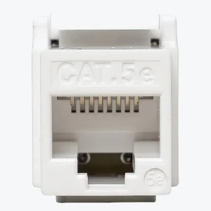 Модуль Keystone TERACOM PRO Cat.5E RJ-45 неэкранированный 110 IDC 180 градусов белый TRP-KSTN-180D-5EUTP-WH EKF PROxima