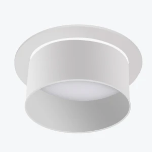 Spot incorporat GU10 rotund alb 91x55mm IP20 PL-23426W