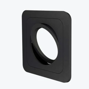 Spot incorporat GU10 patrat negru 90x90x30mm IP20 PL-23504B