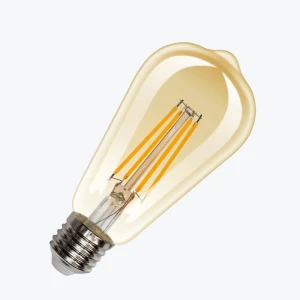 Bec LED filament AMBER ST64 8W 2200K E27 880Lm PL-ST64AF8WW PANLIGHT